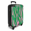 Abstract - Groene golven NBS - Handbagage koffer - Kinderen Unisex middel -productfoto_3d