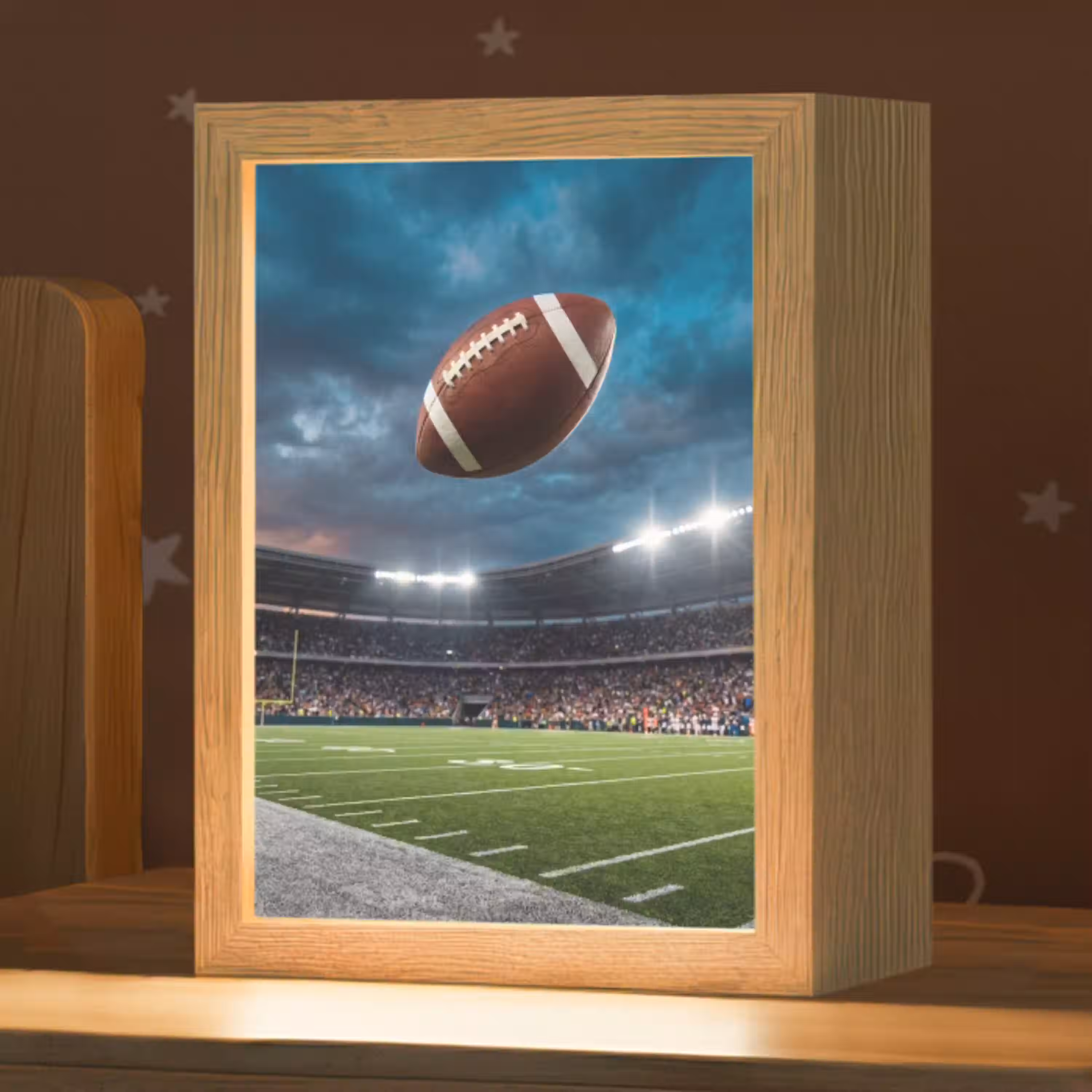 Football - Bal - Stadion - Sport Light Box met kabel (Kinderlampje) klein -zzz_3d_website