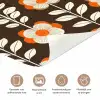 Bloemen - Retro - Bruin deurposter klein 289 -closeup_NL