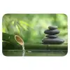 Zen - Stenen - Groen - Natuur - Bamboe WCmat klein -3d