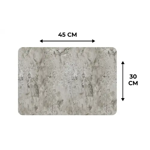 Beton  - Grijs - Muur Placemat vinyl groot 368 -specs