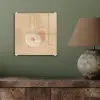 Perzik - Lijntekening - Pit - Beige plexiglas 5mm klein -sfeer3