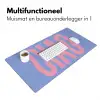 Ciao - Roze - Blauw - Golvend Muismat XXL klein -sfeer4