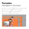 Vlinders - Vrouw - Zonnebril - Kleurrijk Muismat XXL klein -sfeer5