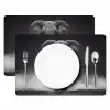 Olifant - Zwart - Wit - Rook Placemat vinyl groot -zzsfeer2_Kitchenyeah-website