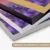 Bloemen - Vlinder - Lavendel - Bloem - Natuur Textielframe zwart klein -USP_kleurenNL