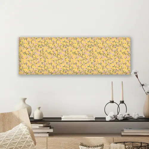 Bloemen - Motief - Geel canvas 2cm klein 828 -sfeer6