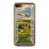 Doorkijk - Toscane - Uitzicht - Landschap - Zomer Telefoonhoesje iPhone 7 klein -3d