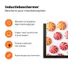 Snoep - Patroon - Rood - Oranje Inductie beschermer vinyl 3mm klein -zzzzzzz-td-ups