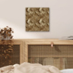 Organisch - Patroon - Bladeren - Goud aluminium wit klein 46 -sfeer3