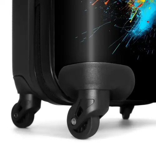 IJshockey met graffiti NBS - Handbagage koffer - Kinderen Unisex middel -wiel