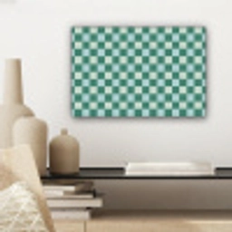 Schaak - Klassiek - Groen canvas 2cm klein 34 -sfeer6
