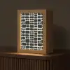 Modern - Organisch - Zwart Light Box met kabel (Tafellamp) klein 925 -z3d_website