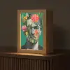 Man - Planten - Groen Light Box met kabel (Tafellamp) klein -z3d_website