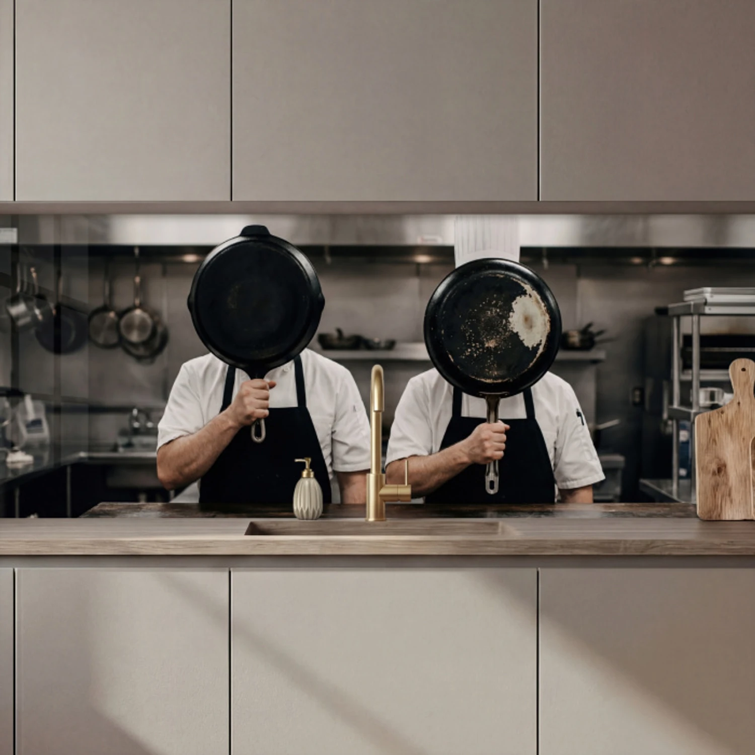 Koks - Koekenpannen - Keuken keuken achterwand 2 middel zz_3dshopping