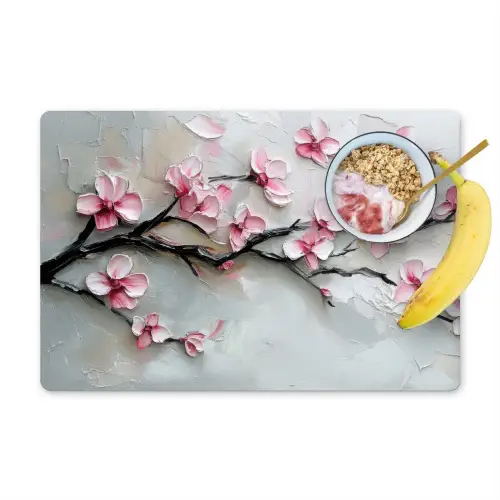 Bloesem - Kunstzinnig - Roze - Sakura Placemat vinyl groot -zzzproduct_Kitchenyeah-website