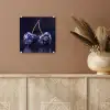 Porselein- Kersen - Delfts - Blauw plexiglas 5mm klein -sfeer5