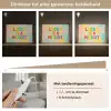 Quote - Lucky - Regenboogkleuren Light Box met kabel (Tafellamp) klein -USP_dimbaarNL