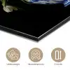 Quotes - Bloem - Tulp - Geel aluminium wit klein -closeup_NL