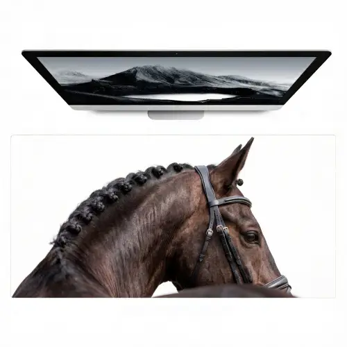 Portret - Paard - Elegant Muismat XXL klein -zzz3d