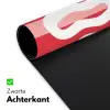 Amor - Strepen - Rood - Roze Muismat XXL klein -sfeer2