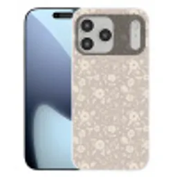Bloemen - Blaadjes - Patroon Telefoonhoesje iPhone 17 Pro Max klein 879 -3d