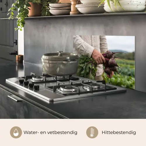 Bieten - Vers - Moestuin keuken achterwand spatscherm klein -usp_NL