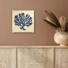 Blauw koraal - Vertakkingen - Beige plexiglas 5mm klein -sfeer5