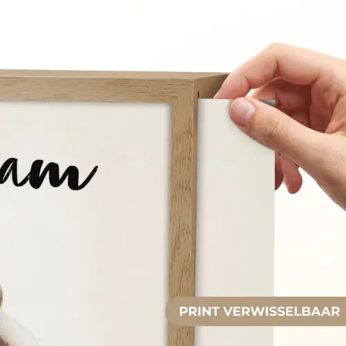 Konijn - Muts - Oren - Beige Light Box met batterij (Wandlamp kind) middel -USP_websiteprintNL