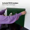 Illustratie - Mond - Donkergroen - Tekstwolkje Inductie beschemer met haakjes klein -ky-ophangen-nl