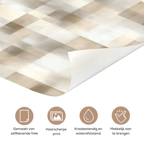 Textuur - Linnen - Beige deurposter klein 289 -closeup_NL