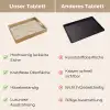 Bogen - Patroon - Beige Dienblad Rechthoek middel 911 -USP_VergelijkingDE