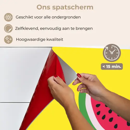 Fruit - Watermeloen - Geel keuken achterwand spatscherm klein -spatscherm_NL