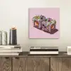 Sushi - Rolletjes - Steentjes - Kleurrijk aluminium wit klein -sfeer1