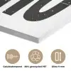Retro - Cheers - Zwart - Decoratie PET vilt klein -closeup_NL