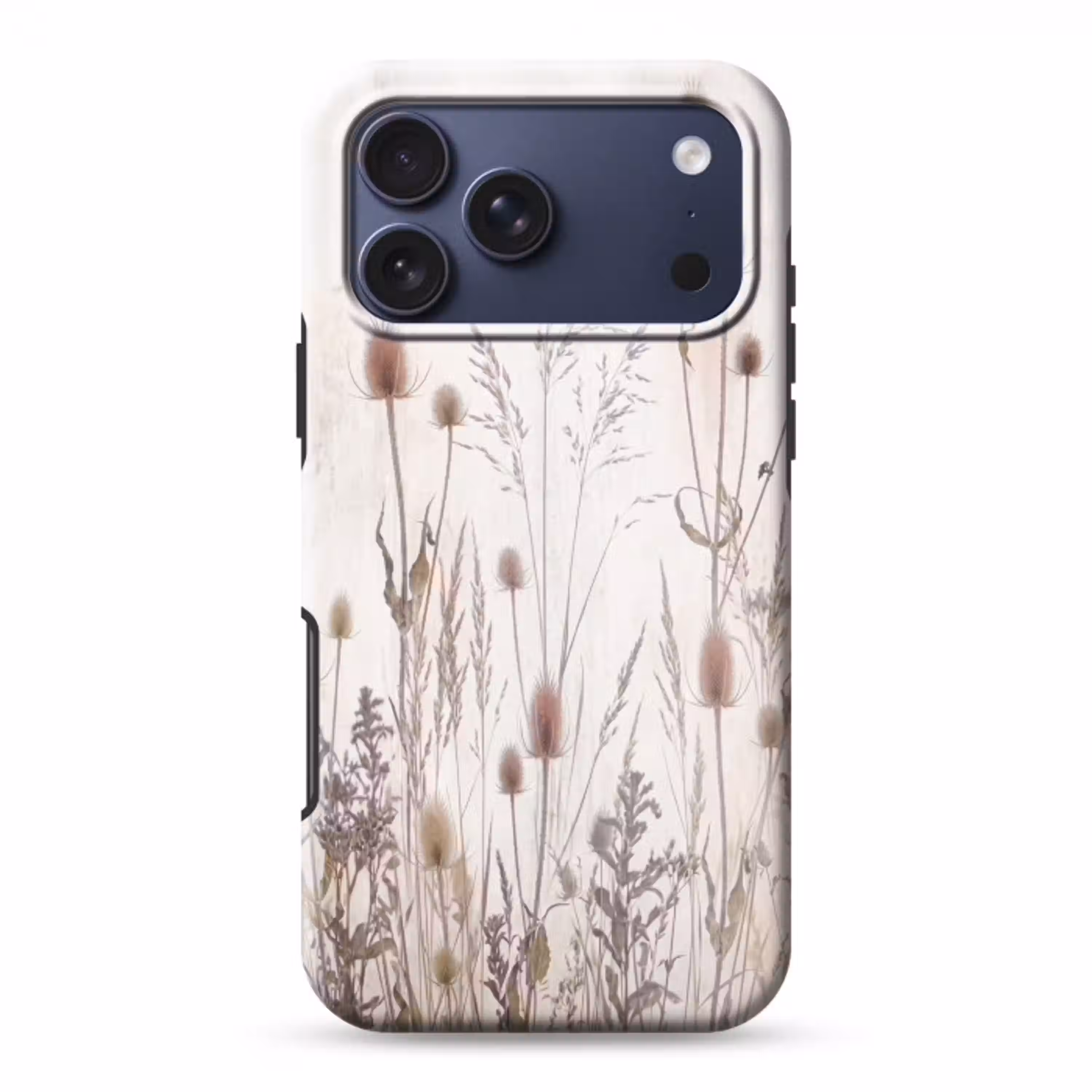 Weidebloemen - Design - Sepia Toughcase MagSafe Apple iPhone 17 Pro Max klein -3d