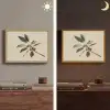 Tak - Groene Bladeren - Vruchten Light Box met batterij (Wandlamp) middel -sfeer3