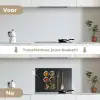 Pollepel - Specerijen - Kruiden - Groen - Bruin - Rustiek keuken achterwand spatscherm klein -voor_na_NL