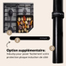 Gasfornuis - Grill - Groenten Inductie beschermer vinyl 3mm klein -zzzzzzz-induclip_FR