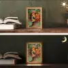 Vrouw - Sinaasappel - Bessen - Oranje Light Box met kabel (Tafellamp) klein -sfeer3