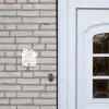 Beige lagen - Klassiek Naambord Huisje klein -sfeer1