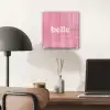 Roze - Gestreept - Belle plexiglas 5mm klein -sfeer6