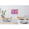Edelstenen - Vormen - Hartje - Kleurrijk Muursticker klein -eettafel