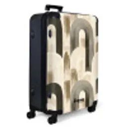 Abstract - Patroon - Bogen NBS - Large koffer - Volwassenen Unisex groot -product1