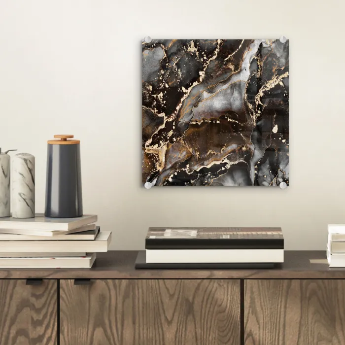 Marmer - Goud - Glitter - Luxe plexiglas 5mm klein -sfeer1