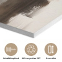 Penseelstreken - Abstract landschap - Rust PET vilt klein -closeup_DE