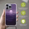Heuvels - Paars - Mist - Zon Hoesje iPhone 16 Pro Max met koord klein -sfeer2_NL