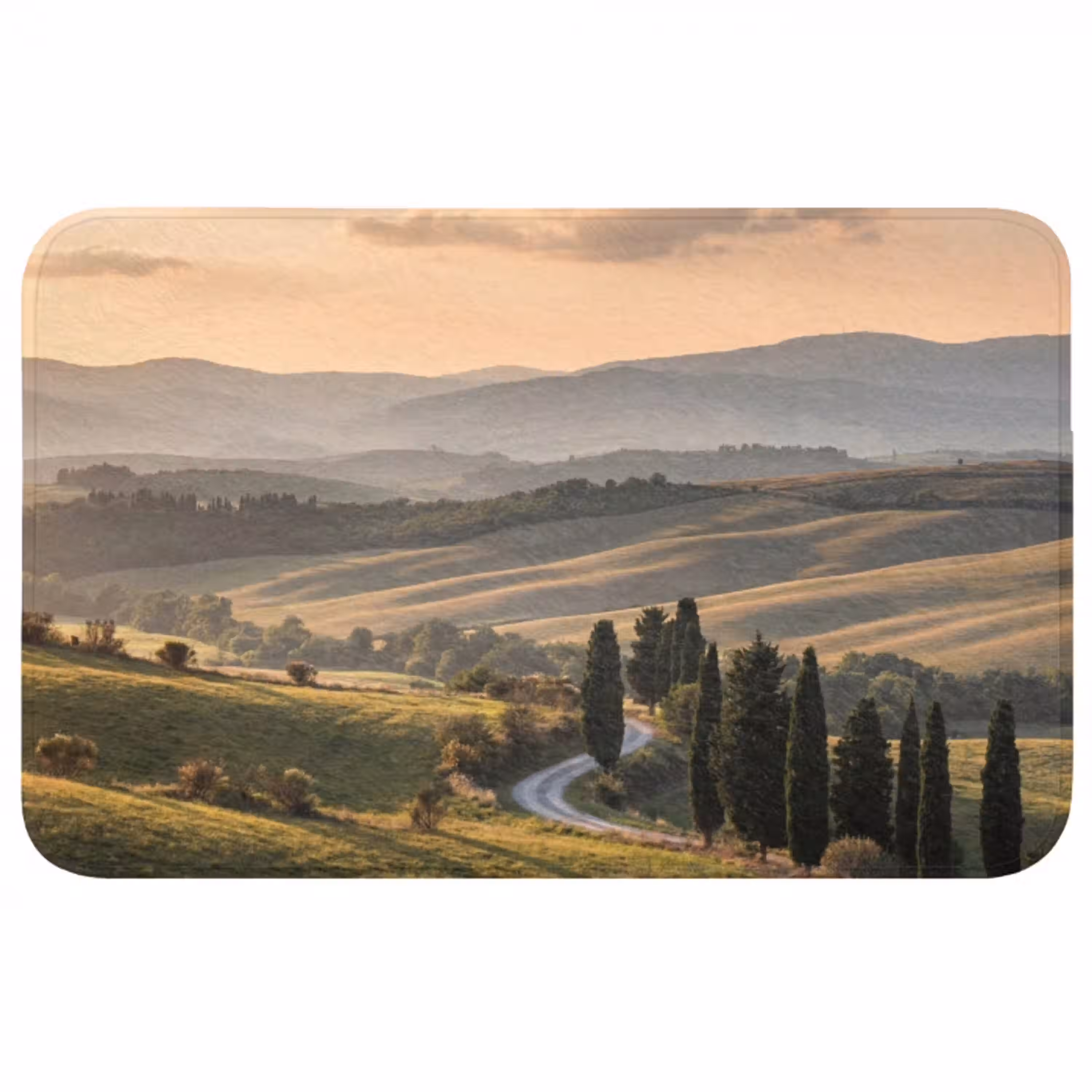 Toscaans - Landschap - Heuvels WCmat middel -3d