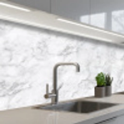 Klassiek - Marmer - Aders - Grijs keuken achterwand 2 middel 871 -3d_schuin