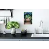 Doorkijk - Bloemen - Hortensia - Pad Muursticker klein -keuken
